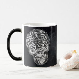 Fiets of Sterf!! Biking Skull Design Magische Mok