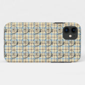  fiets op een achtergrond met tartan Case-Mate iPhone case (Achterkant (horizontaal))
