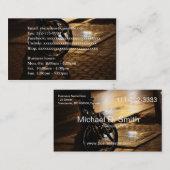 fiets op straatfoto visitekaartje (Voorkant / Achterkant)