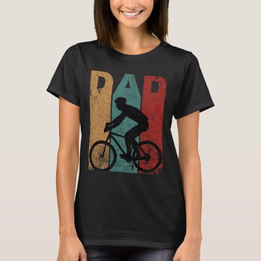 Fiets Papa Fietsen Fietser Papa Vaderdag Gif T-shirt (Voorkant)