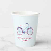 Fiets Party Rood Blauw Gepersonaliseerd Feest