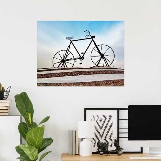 fiets poster (Thuiskantoor)