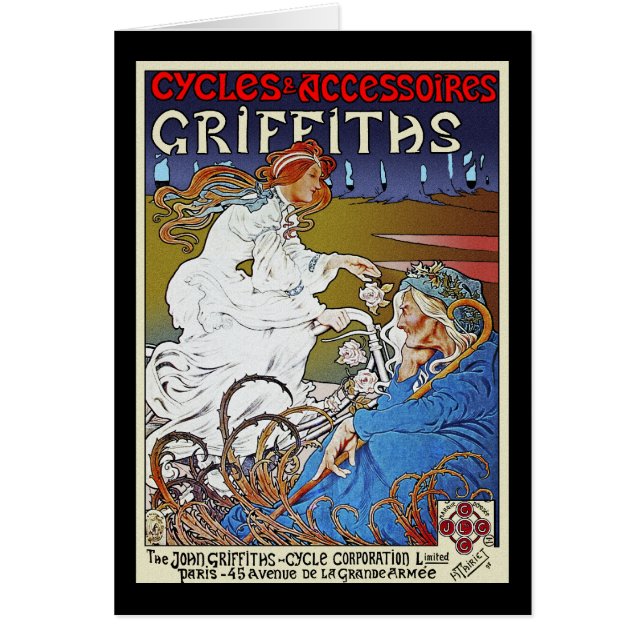 Fiets Poster Advertentie: Griffiths Cycles (Voorkant)
