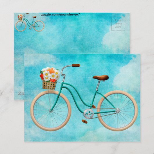 Fiets Postkaart (Voorkant / Achterkant)