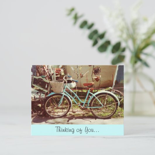  fiets-postkaart briefkaart (Staand voorkant)