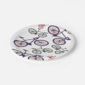Fiets Print Ontwerp Papieren Bordje (Gekanteld)