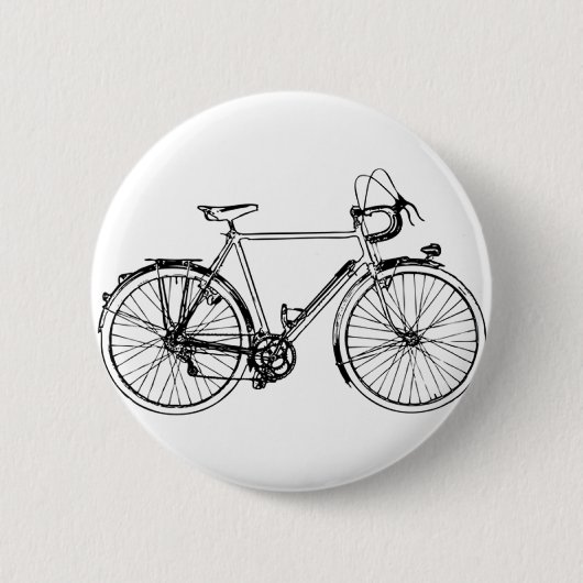 fiets ronde button 5,7 cm (Voorkant)