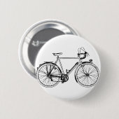 fiets ronde button 5,7 cm (Voorkant /achterkant)