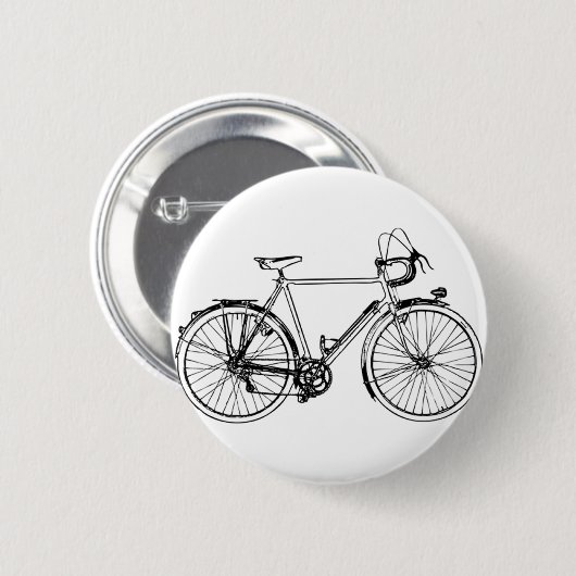  fiets ronde button 5,7 cm (Voorkant /achterkant)