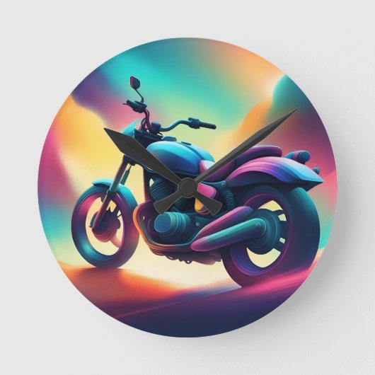 fiets ronde klok (Voorkant)