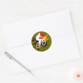 fiets ronde sticker (Envelop)