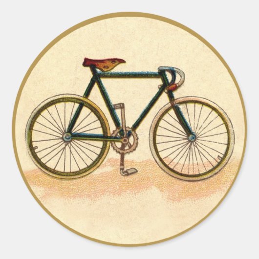  fiets ronde sticker (Voorkant)