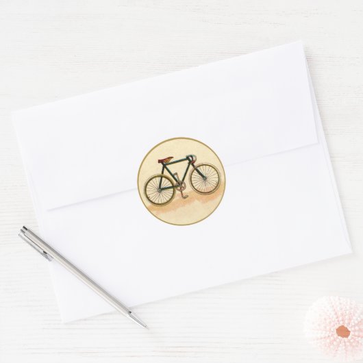  fiets ronde sticker (Envelop)
