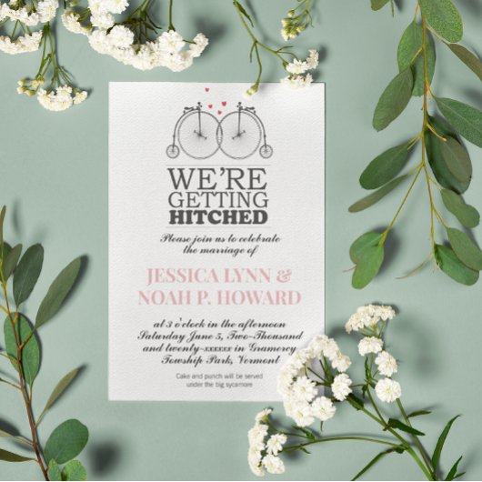  fiets roze en rood of kleur kiezen kaart