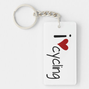 Fiets Sleutelhanger 'I Love Cycling'