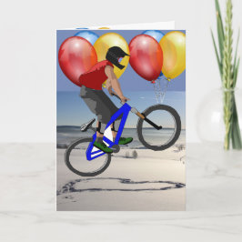 Fiets Sport Gelukkige Verjaardag Familie Vrienden Kaart