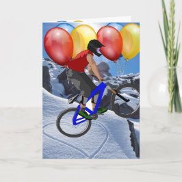 Fiets Sport Gelukkige Verjaardag Familie Vrienden Kaart