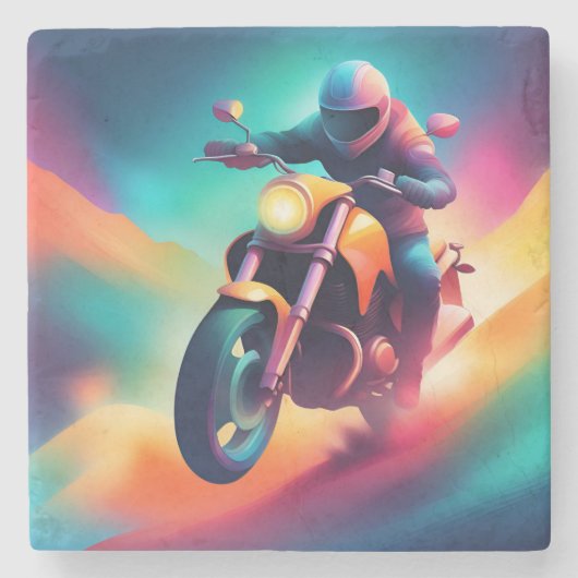 fiets stenen onderzetter (Voorkant)