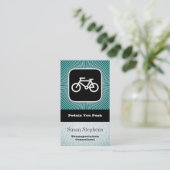 Fiets Symbool Visitekaartje (Staand voorkant)