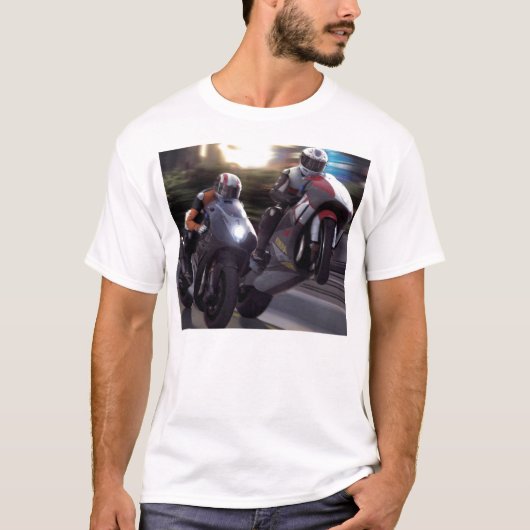 fiets t-shirt (Voorkant)
