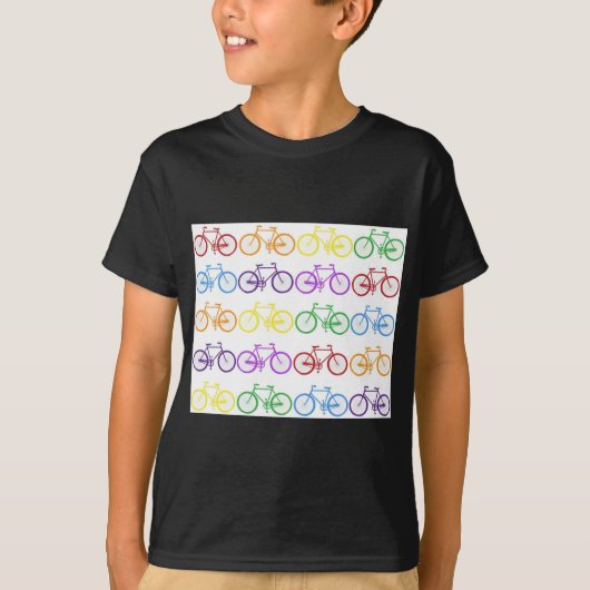 fiets t-shirt (Voorkant)