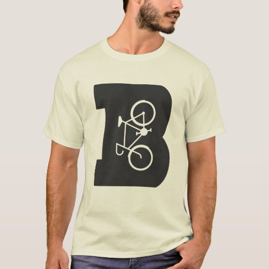 fiets t-shirt (Voorkant)