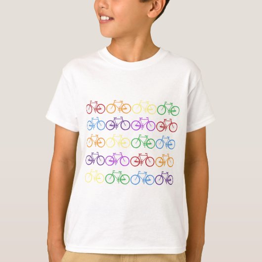 fiets t-shirt (Voorkant)