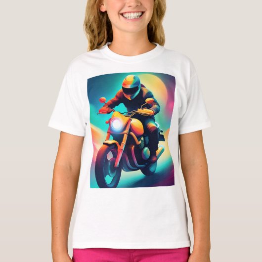 fiets t-shirt (Voorkant)