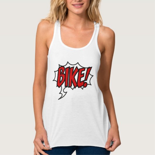 fiets tanktop (Voorkant)