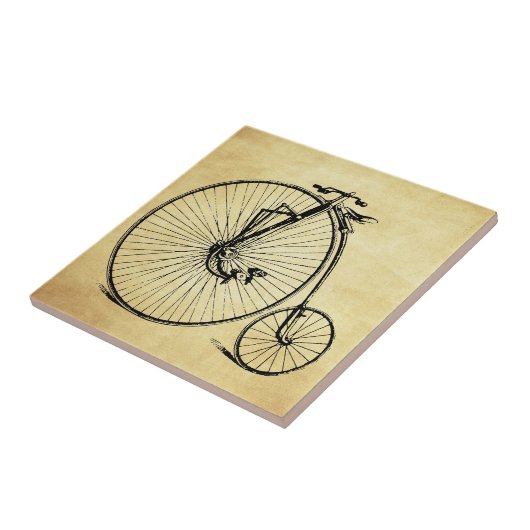  fiets tegeltje (Zijkant)