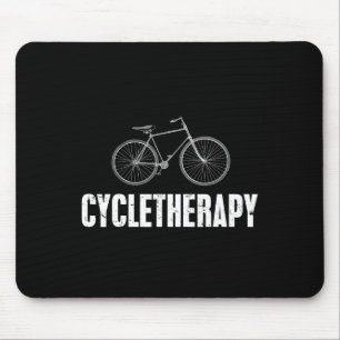 Fiets-therapie Grappige Fietsen Berg Fietsen Wielr Muismat
