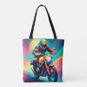fiets tote bag (Achterkant)