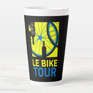 Fiets Touring Art Latte Mok
