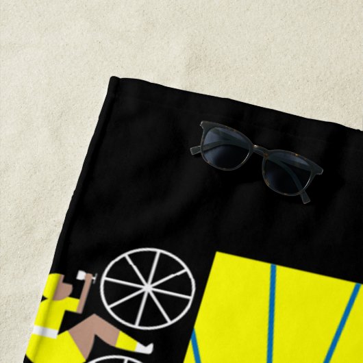 Fiets Touring Art Strandlaken (In situ)