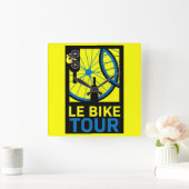 Fiets Touring Art Vierkante Klok (Huis)