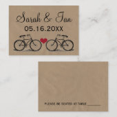  fiets trouwplaats kaarten plaatskaartje (Voorkant / Achterkant)