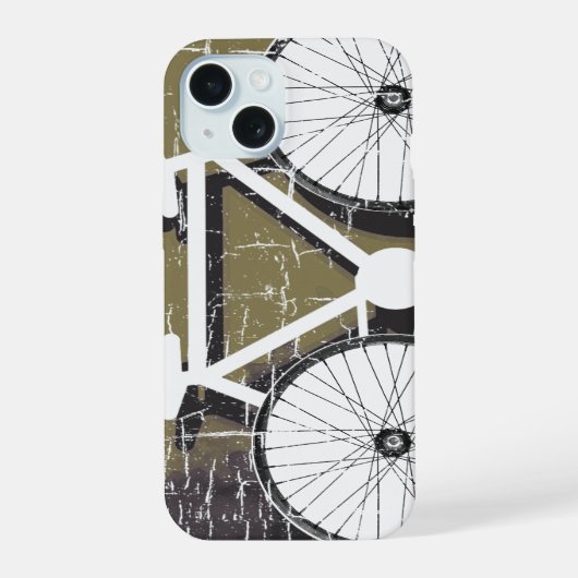 Fiets tweewielige fiets cool iPhone 15 case (Achterkant)