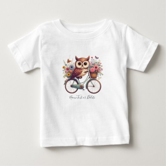 Fiets Uil T-shirt (Voorkant)