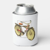 fiets uit de jaren 40 blikjeskoeler (Blikje Voorkant)