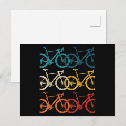  fiets van Bike Road Bike Racing Briefkaart (Voorkant / Achterkant)