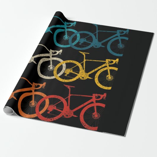  fiets van Bike Road Bike Racing Cadeaupapier (Uitgerold)