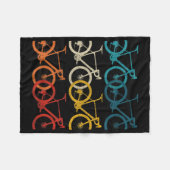 fiets van Bike Road Bike Racing Fleece Deken (Voorkant (Horizontaal))
