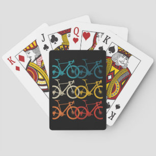 fiets van Bike Road Bike Racing Pokerkaarten