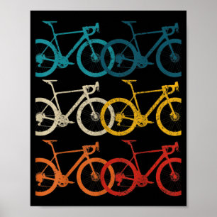  fiets van Bike Road Bike Racing Poster