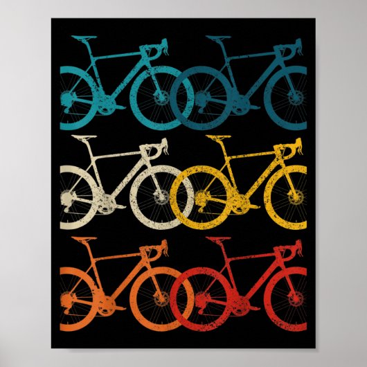 fiets van Bike Road Bike Racing Poster (Voorkant)