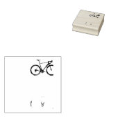  fiets van Bike Road Bike Racing Rubberstempel (Gestempeld)