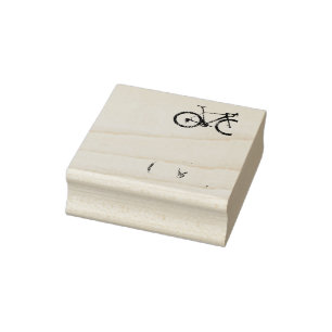 fiets van Bike Road Bike Racing Rubberstempel