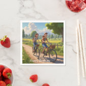 Fiets Verjaardag Servet (Insitu)