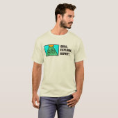 Fiets. Verkennen. Herhaal. T-Shirt (Voorkant volledig)