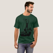 fiets verslaat auto fiets in plaats van auto t-shirt (Voorkant volledig)